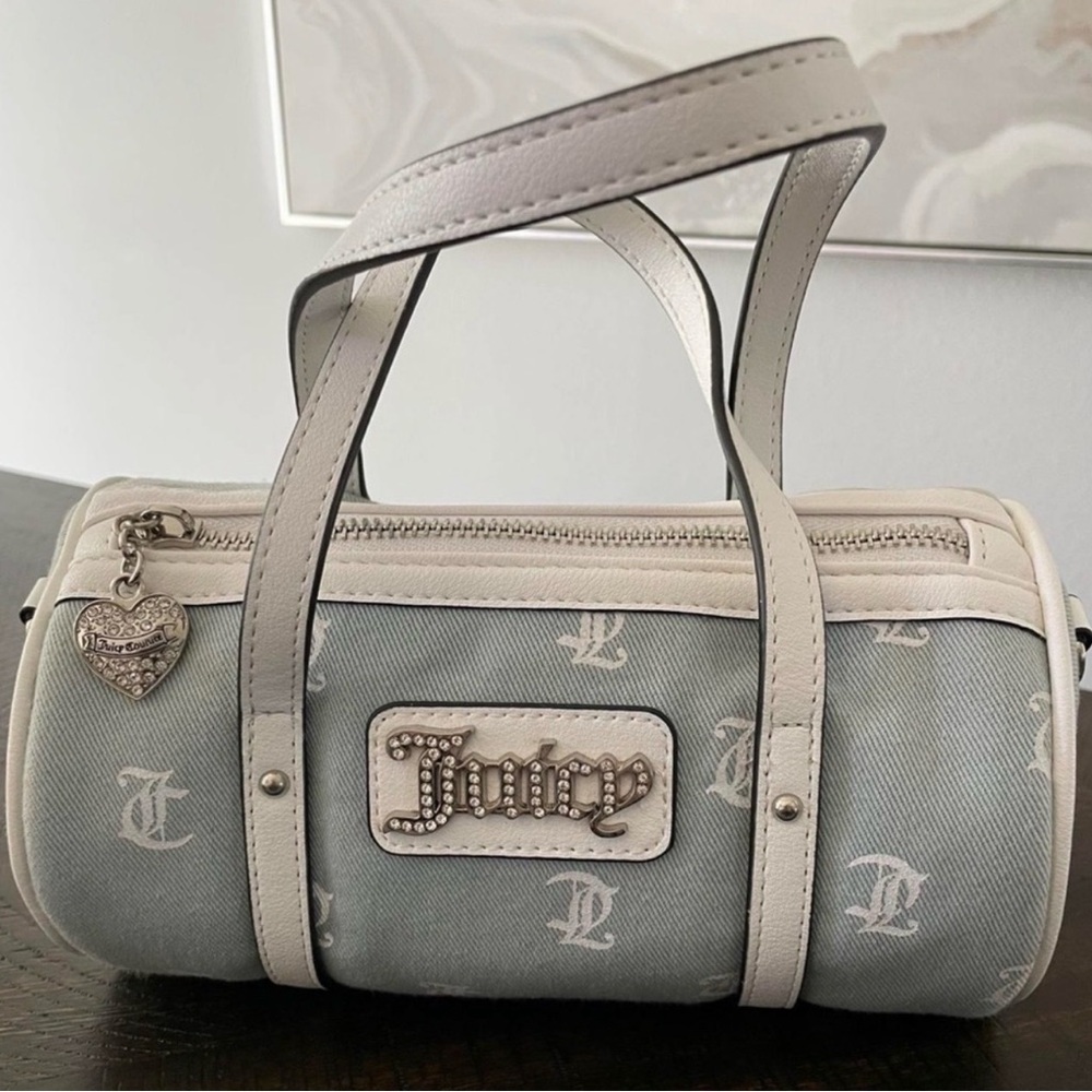 Juicy Couture Matching Duffel & Barrel Bag Set |Premium Free Gift Included - Picture 2 of 16